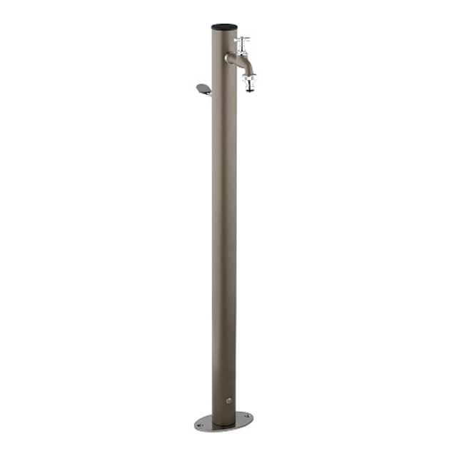 Vendita online Colonnina idrica tonda Loop grigio tortora